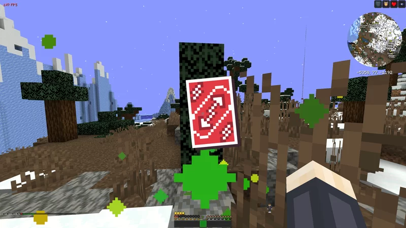 Card of UNO Reverse - Minecraft Resource Pack