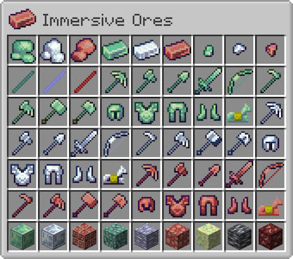 immersive ore tab