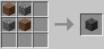 Dirt and cobble to cobbled deepslate