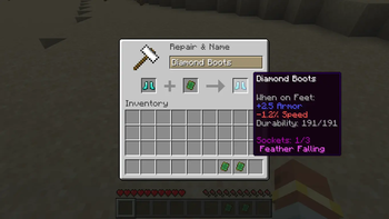 Apply them via Anvil