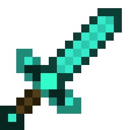 Diamond Sword (animated in-game)