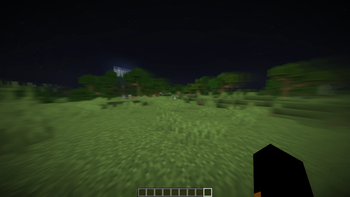 In game screenshot with blur while flicking