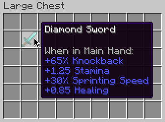 Item with new attributes.