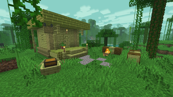 with lime flavored jungle wood!