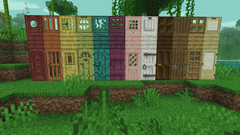 NEXT TO ALL ITS WOOD FRIENDS