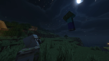 Is that a plane? a bird?? No its a flying Zombie!