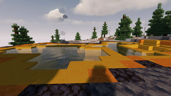 The hot springs..