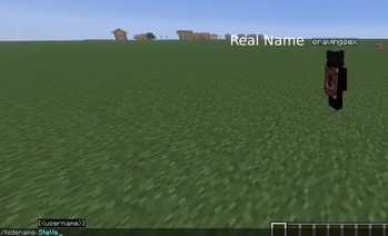 Real Name + Command
