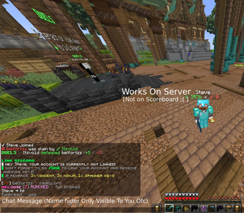 Server + Chat Message