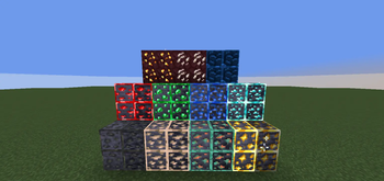 All ores have received a glow