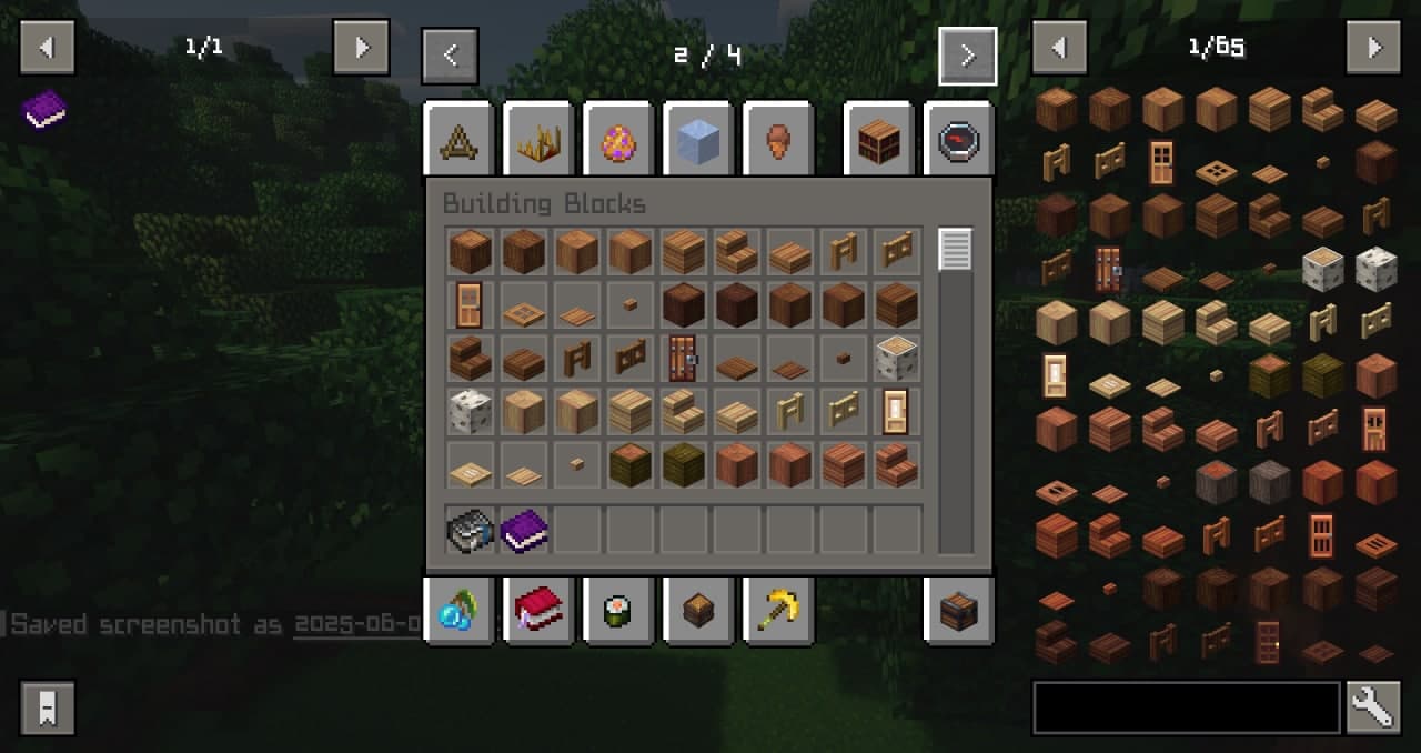 Some of the Creative Tabs
