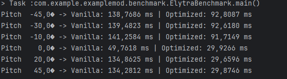 Benchmark for neoforge port 
