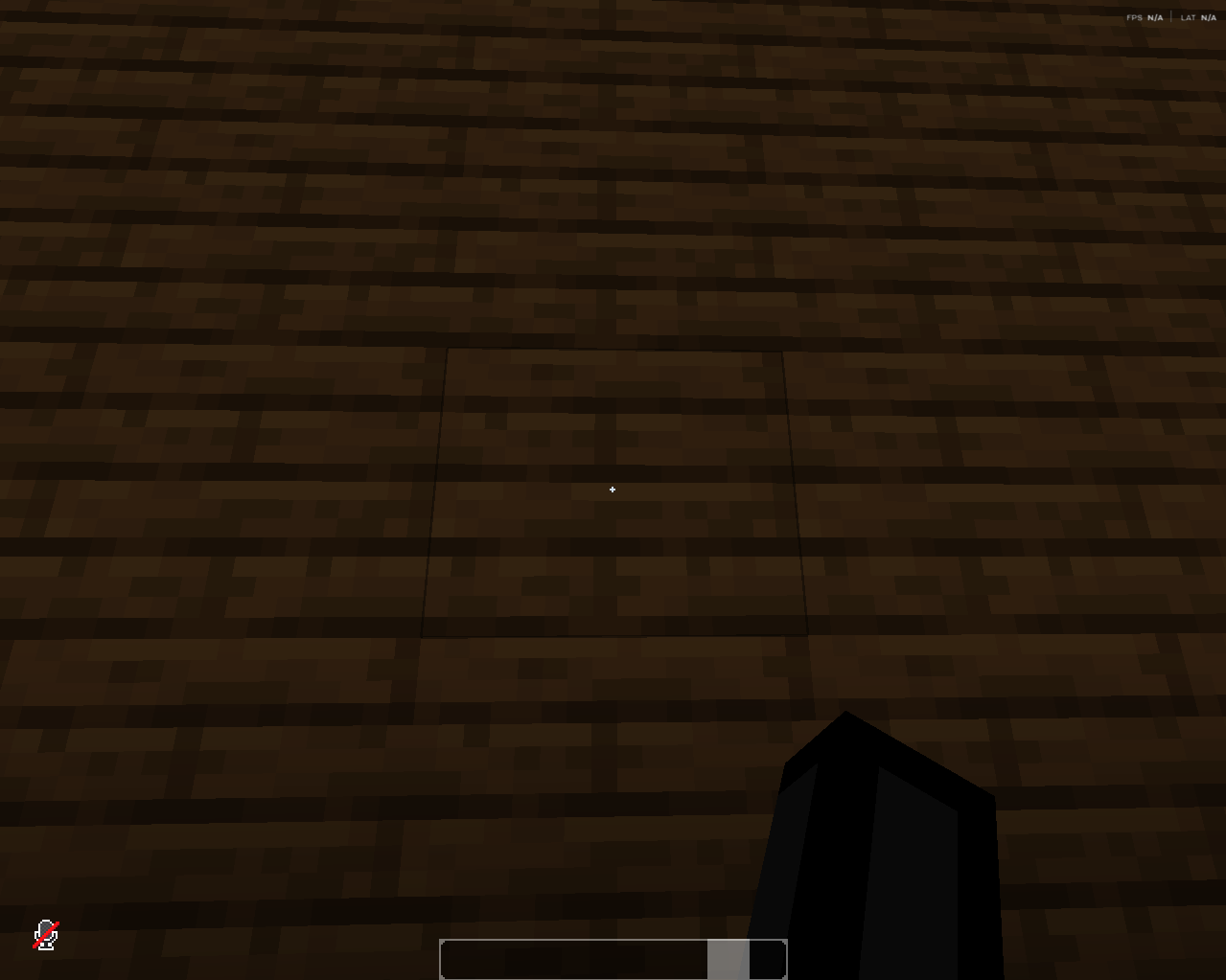 Crosshair + Hotbar