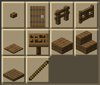 Wood in stonecutter