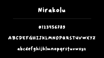 Nirakolu Font