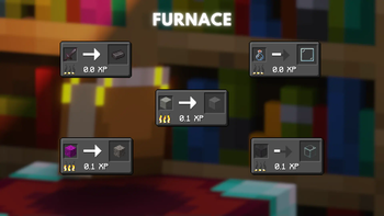 Five of many new recipe for Furnace in update 0.0.3