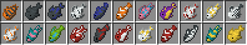 Common 22 Tropical Fish Item