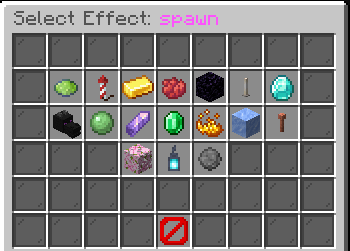Effects Menu