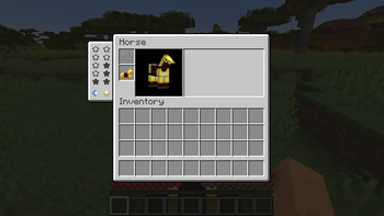 Random horse in GUI screen