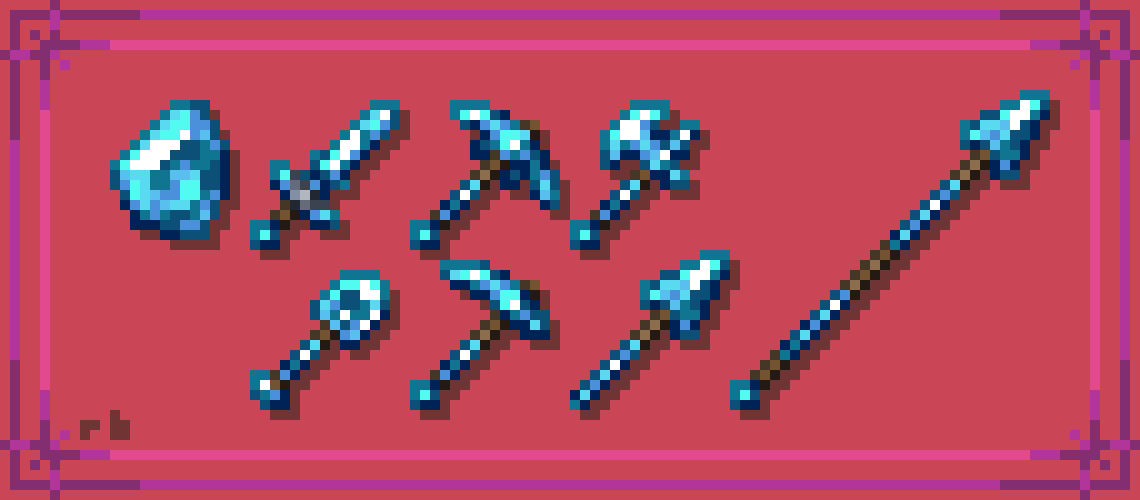 retextured diamond showcase