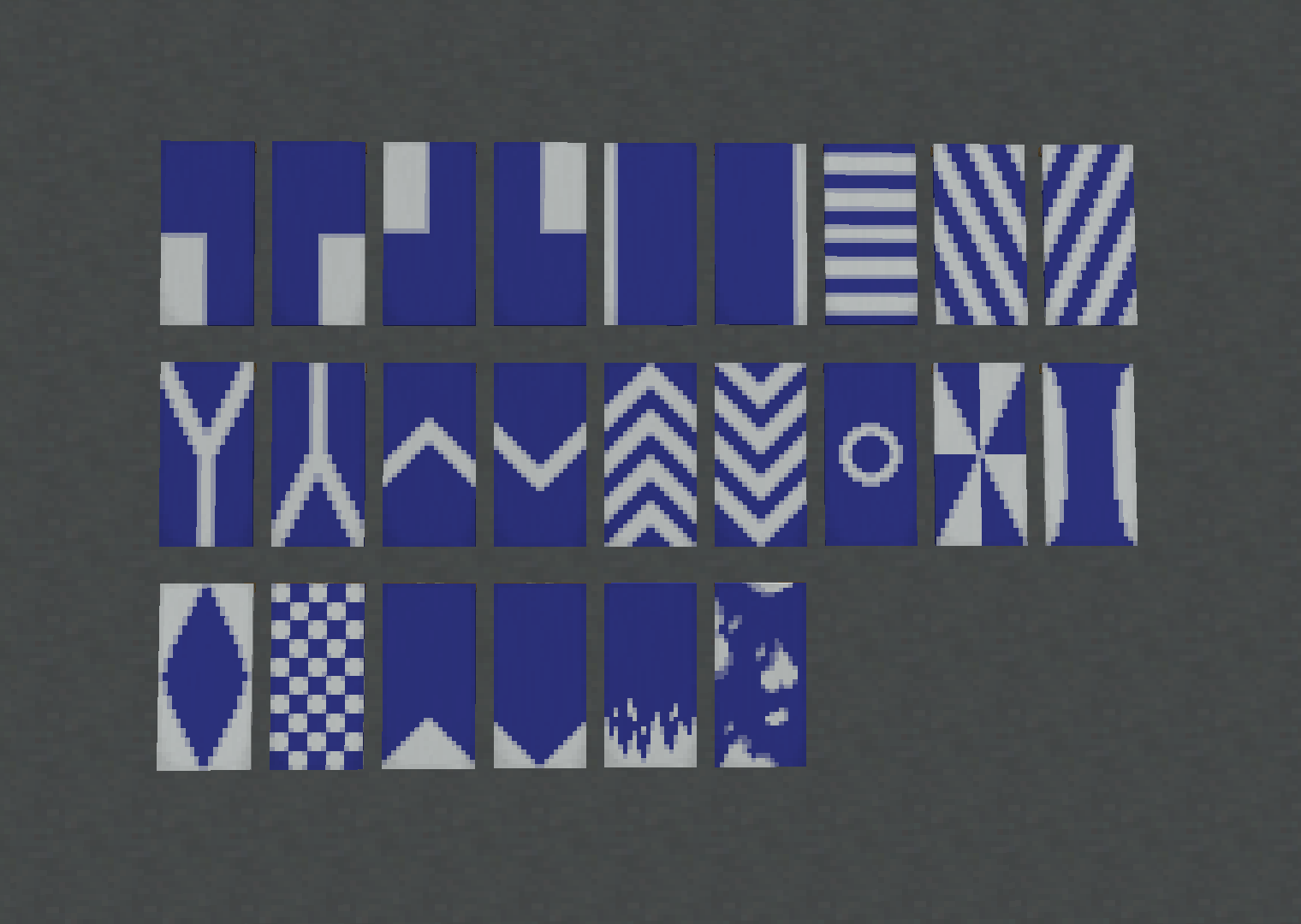 More Banner Patterns - Gallery