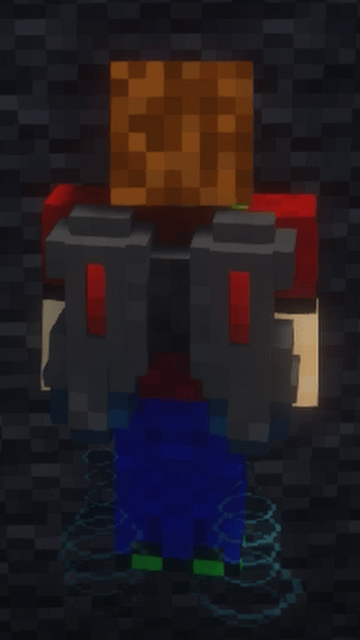 Jetpack in use