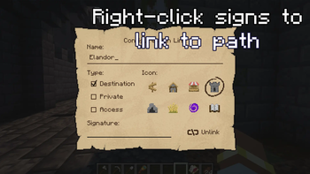 Link signs