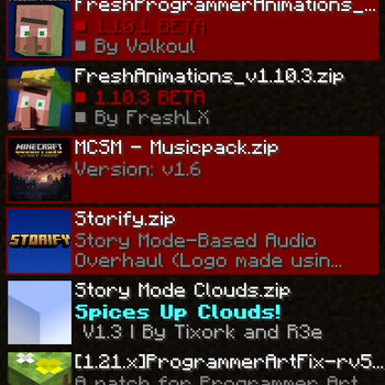 Correct order of resource packs