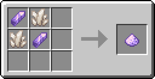 Amethyst Dust Crafting recipe