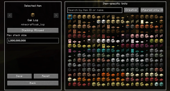 Stack Settings for Each Item