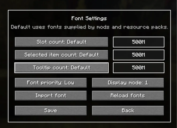 Font Setting