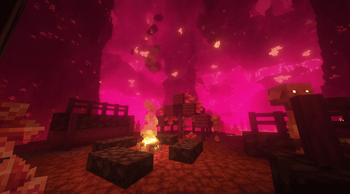 Join The Piglins Around A Cosy Campfire