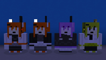 Mechanical Girl Lineup (Nighttime)