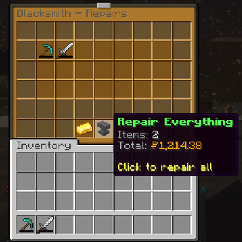 Repair Everything, Price Varies