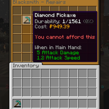 Insufficient Funds for Repair