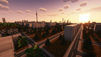 A city built thanks to this mod