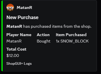 Purchase Log