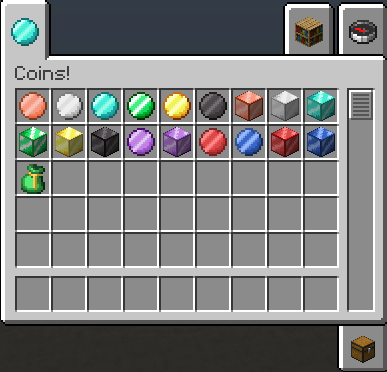 Coins Inventory Tab