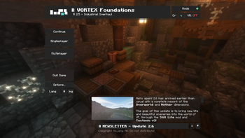 VF's Main Menu