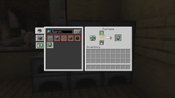 Smelting Slimeballs in the Furnace