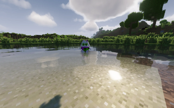on water
