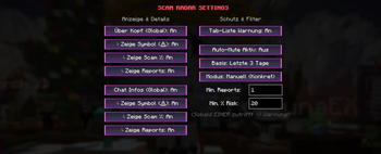Simple In-Game Settings Menu