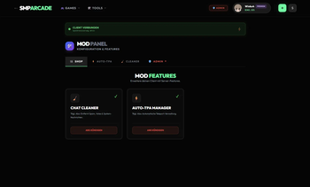 Web Interface with many extra features