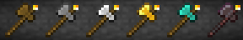 All glowing axes