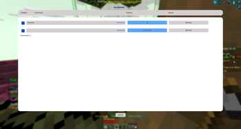 Command keybinds