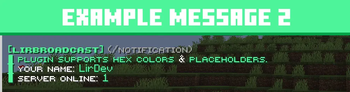 Example message #2