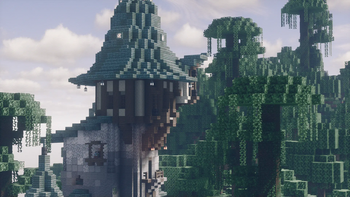 Jungle wizard tower