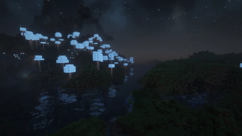 Glowing Mushroom Forest