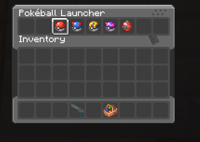 Pokeball Launcher in-game