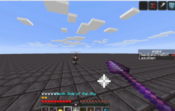 Elytra spearing to totem pop